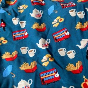 Sporti London Tea Time Swim Suit Size 32 UK British All Over‎ Print Whimsical